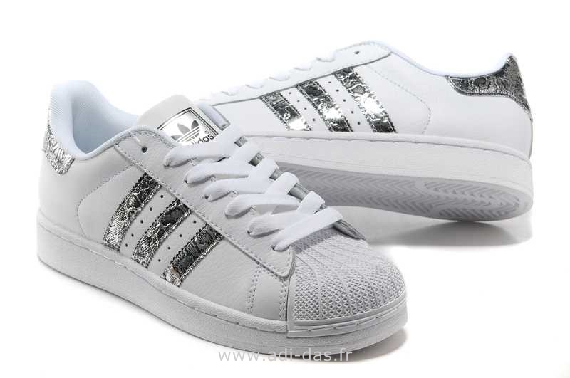 adidas superstar blanc argent femme